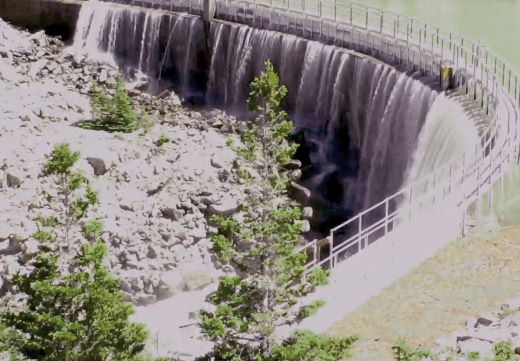 Mystic Lake dam